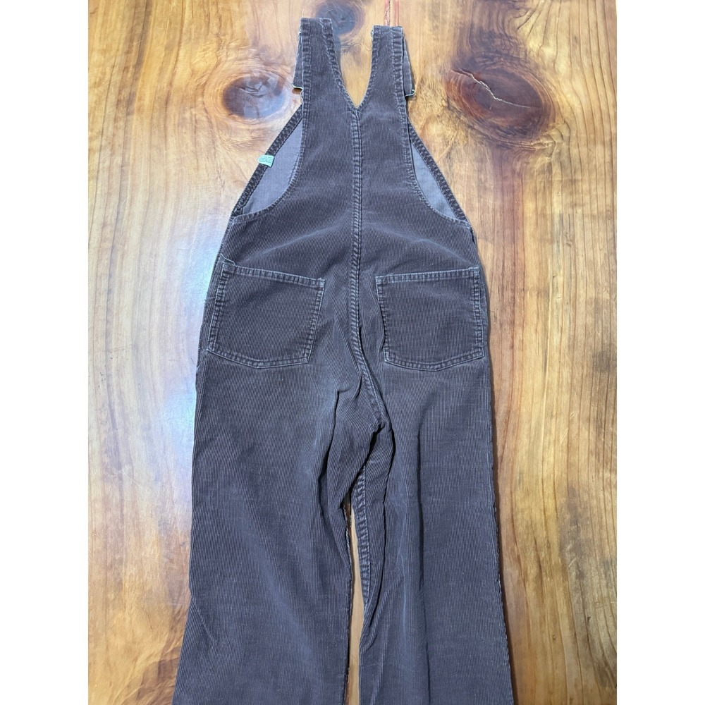 Vintage 70s Oskosh Unisex Overall Pants Men XS Womens S Corduroy Cotton Wide XX6 - Picture 8 of 8